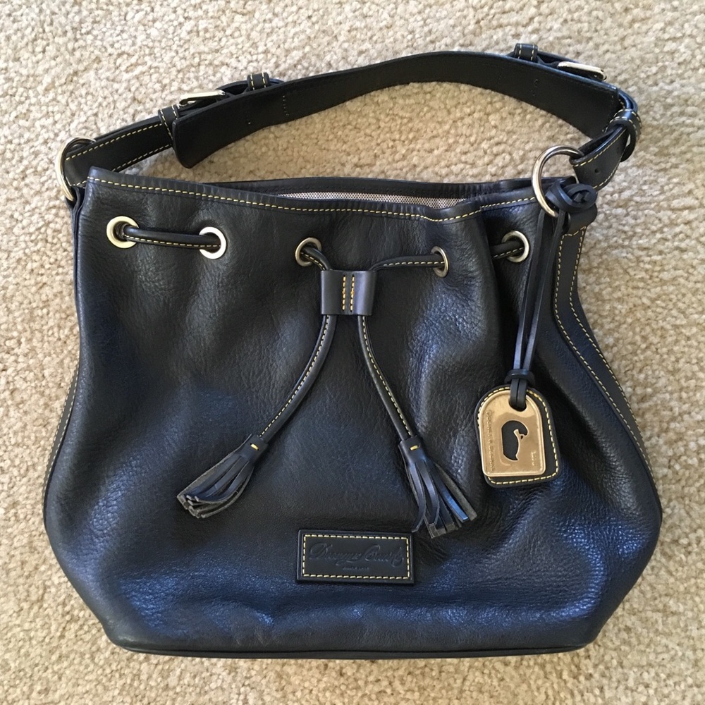 Dooney and Bourke Black Bucket Bag